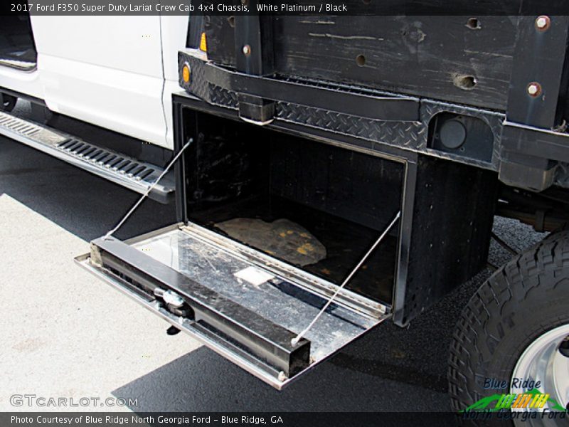 White Platinum / Black 2017 Ford F350 Super Duty Lariat Crew Cab 4x4 Chassis