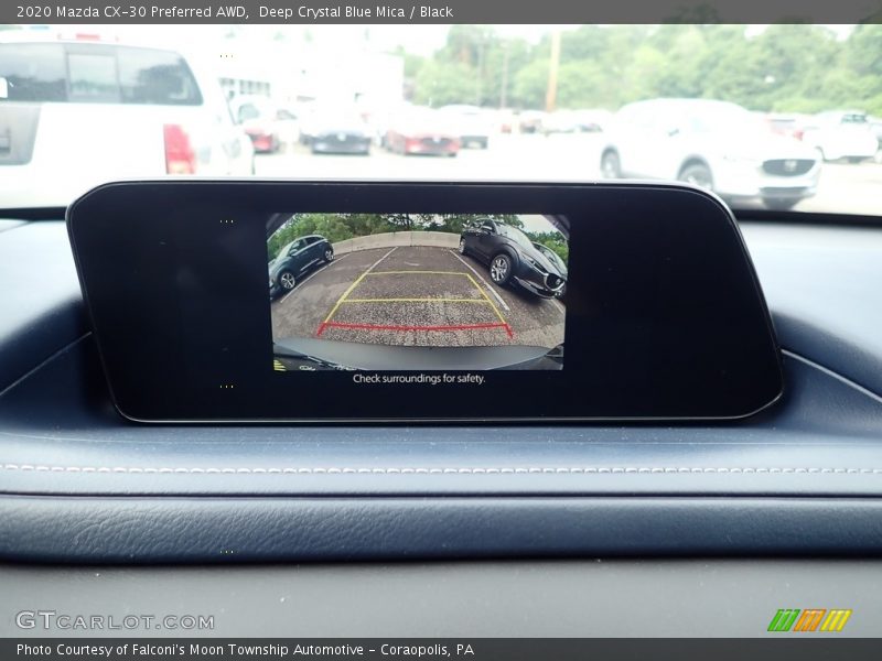 Deep Crystal Blue Mica / Black 2020 Mazda CX-30 Preferred AWD