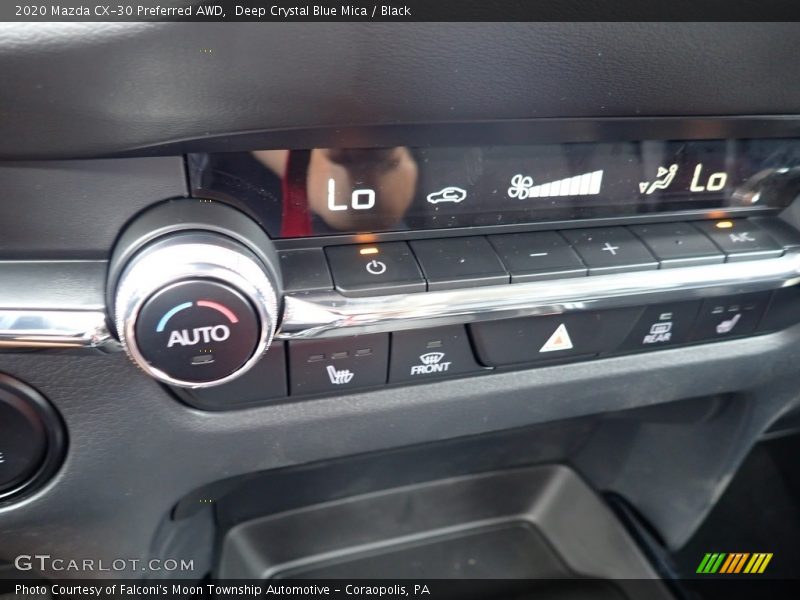 Deep Crystal Blue Mica / Black 2020 Mazda CX-30 Preferred AWD