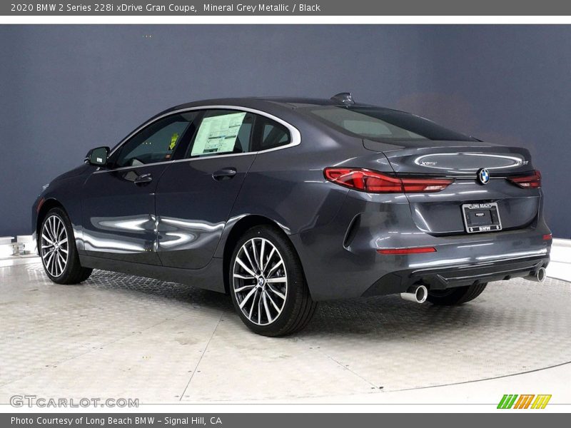 Mineral Grey Metallic / Black 2020 BMW 2 Series 228i xDrive Gran Coupe