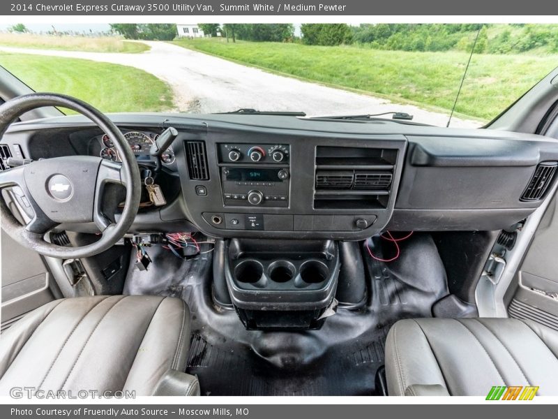 Dashboard of 2014 Express Cutaway 3500 Utility Van