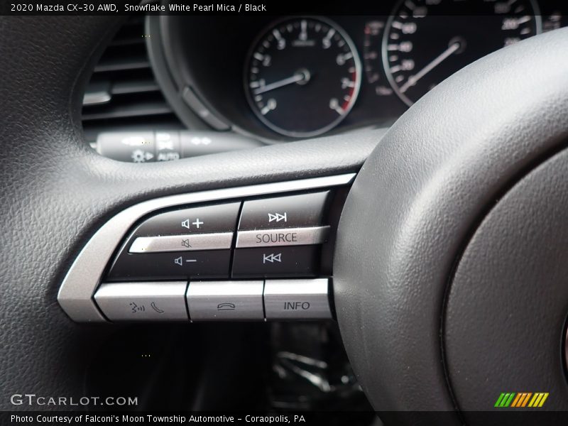 Snowflake White Pearl Mica / Black 2020 Mazda CX-30 AWD