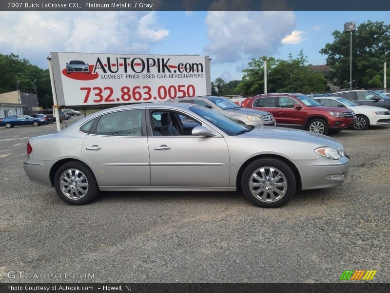 Platinum Metallic / Gray 2007 Buick LaCrosse CXL
