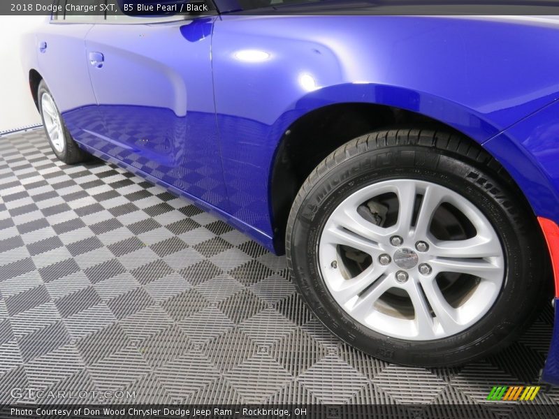 B5 Blue Pearl / Black 2018 Dodge Charger SXT