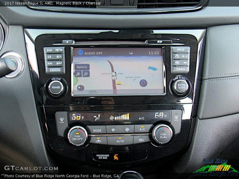 Magnetic Black / Charcoal 2017 Nissan Rogue SL AWD