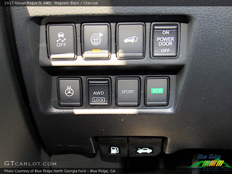 Magnetic Black / Charcoal 2017 Nissan Rogue SL AWD