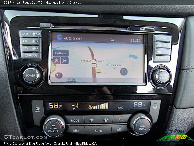 Magnetic Black / Charcoal 2017 Nissan Rogue SL AWD
