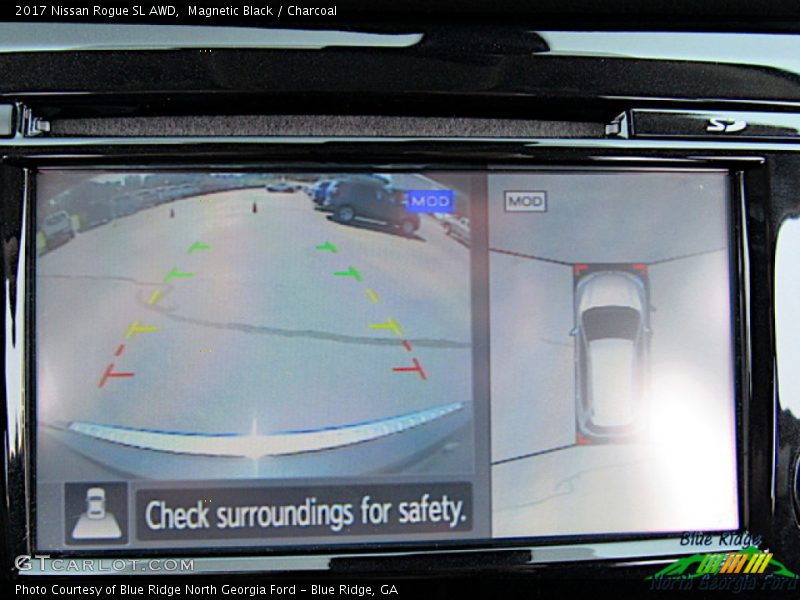 Magnetic Black / Charcoal 2017 Nissan Rogue SL AWD