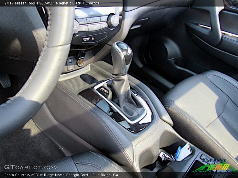 Magnetic Black / Charcoal 2017 Nissan Rogue SL AWD