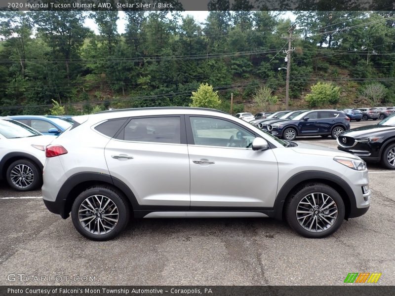 Stellar Silver / Black 2020 Hyundai Tucson Ultimate AWD
