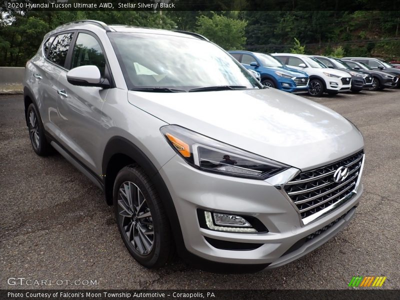 Stellar Silver / Black 2020 Hyundai Tucson Ultimate AWD