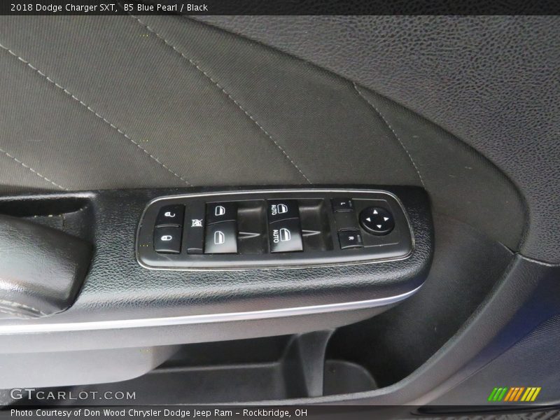 B5 Blue Pearl / Black 2018 Dodge Charger SXT