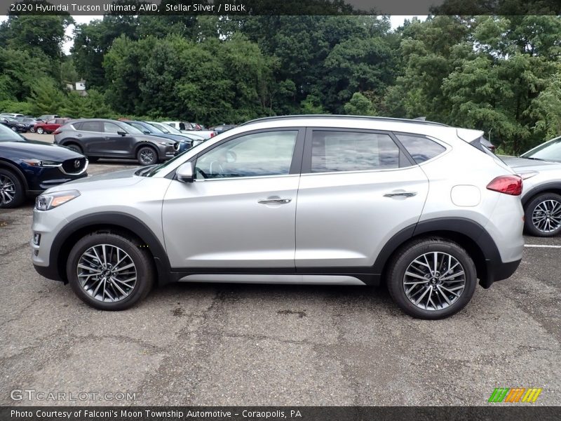 Stellar Silver / Black 2020 Hyundai Tucson Ultimate AWD