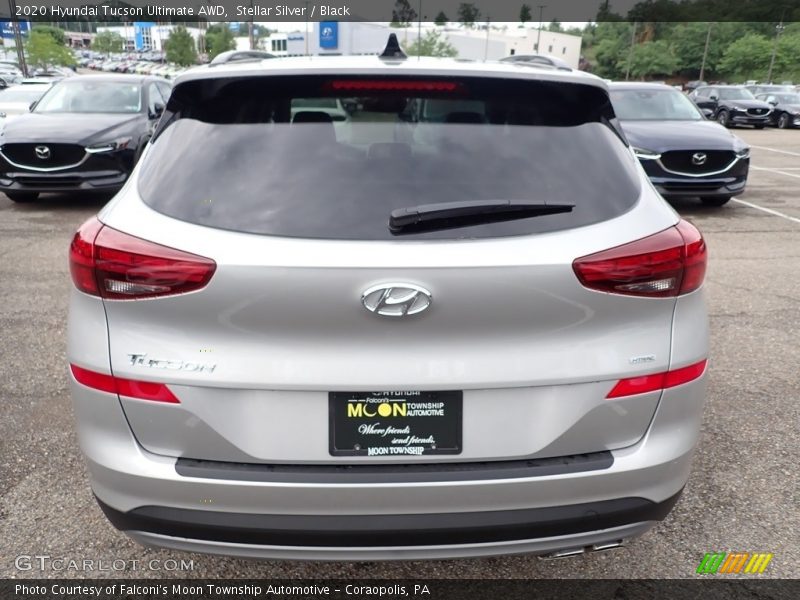 Stellar Silver / Black 2020 Hyundai Tucson Ultimate AWD