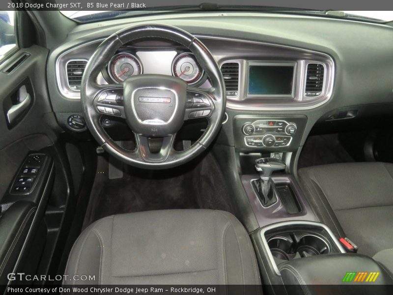 B5 Blue Pearl / Black 2018 Dodge Charger SXT