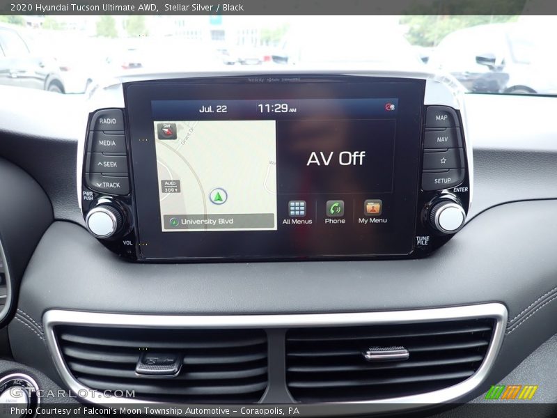 Stellar Silver / Black 2020 Hyundai Tucson Ultimate AWD