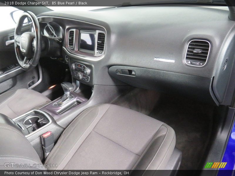 B5 Blue Pearl / Black 2018 Dodge Charger SXT