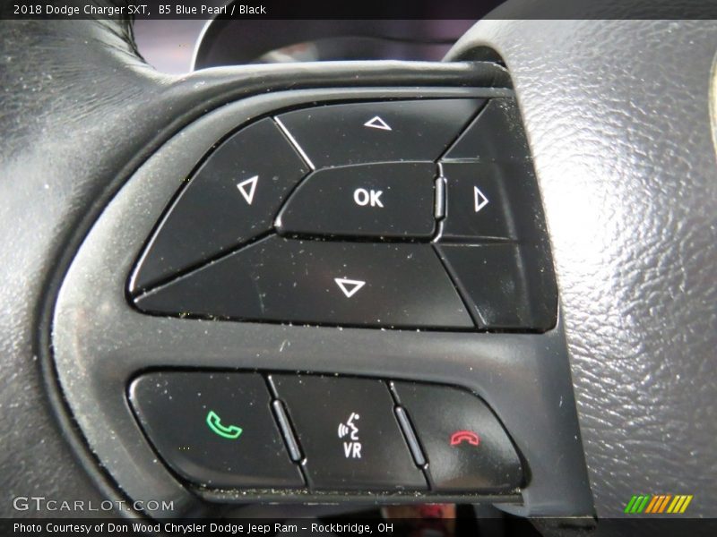 B5 Blue Pearl / Black 2018 Dodge Charger SXT
