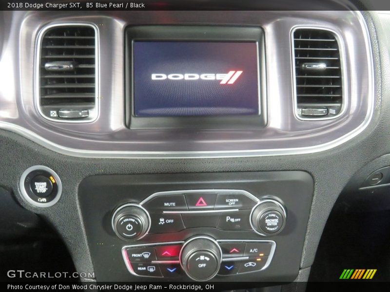 B5 Blue Pearl / Black 2018 Dodge Charger SXT