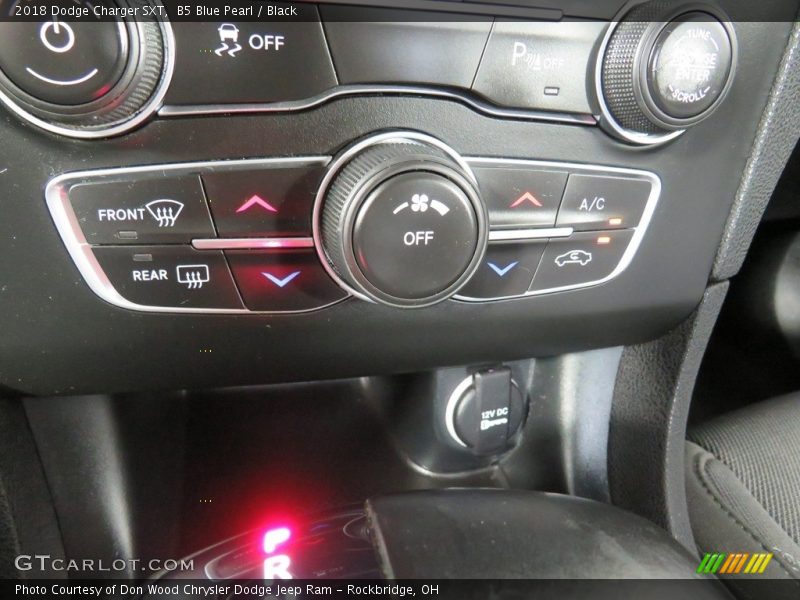 B5 Blue Pearl / Black 2018 Dodge Charger SXT