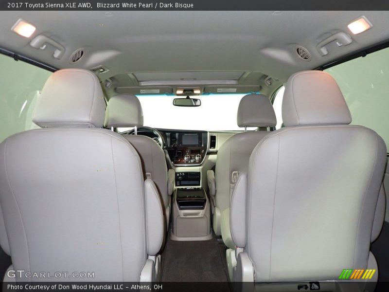 Blizzard White Pearl / Dark Bisque 2017 Toyota Sienna XLE AWD