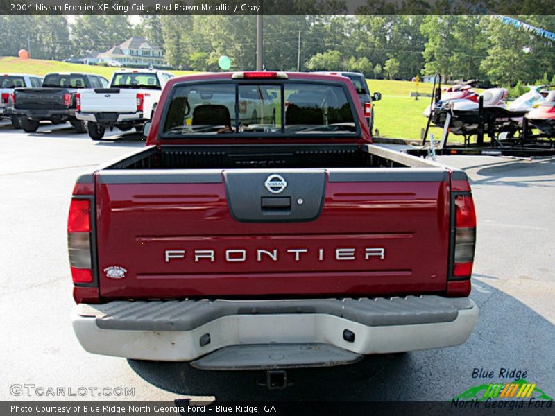 Red Brawn Metallic / Gray 2004 Nissan Frontier XE King Cab