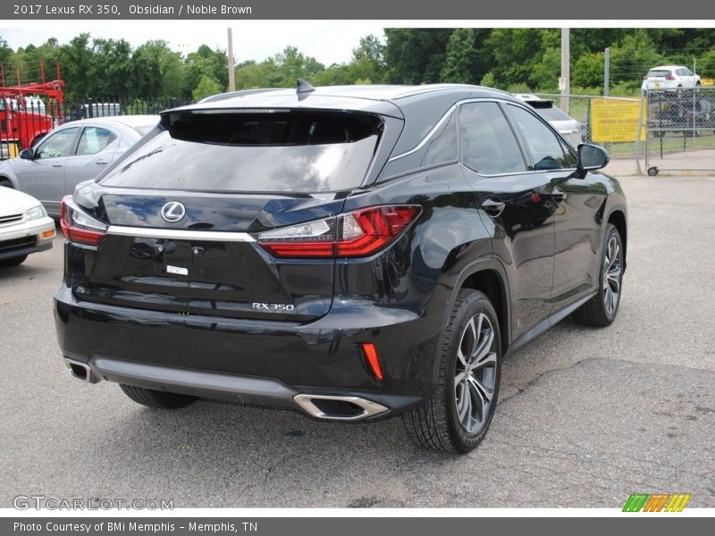 Obsidian / Noble Brown 2017 Lexus RX 350