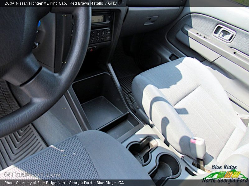 Red Brawn Metallic / Gray 2004 Nissan Frontier XE King Cab