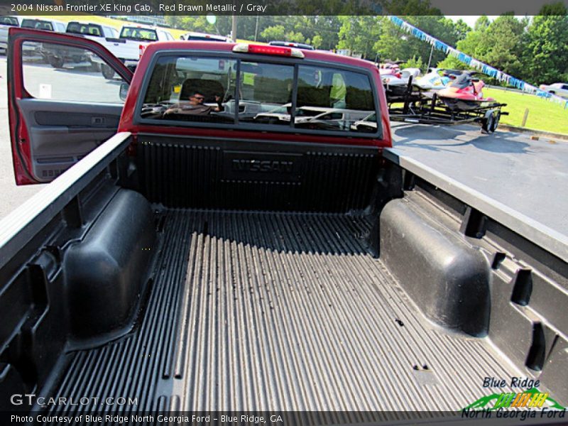 Red Brawn Metallic / Gray 2004 Nissan Frontier XE King Cab