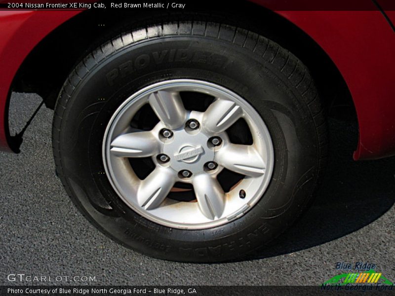 Red Brawn Metallic / Gray 2004 Nissan Frontier XE King Cab