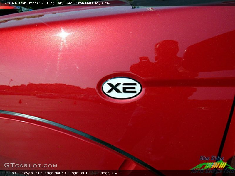 Red Brawn Metallic / Gray 2004 Nissan Frontier XE King Cab