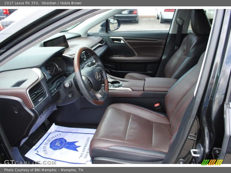  2017 RX 350 Noble Brown Interior