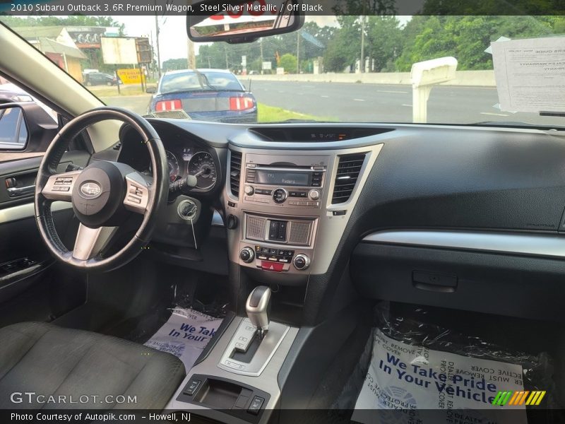 Steel Silver Metallic / Off Black 2010 Subaru Outback 3.6R Premium Wagon