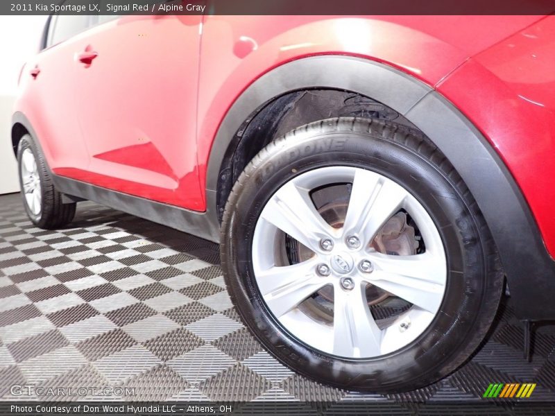 Signal Red / Alpine Gray 2011 Kia Sportage LX