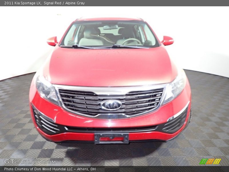 Signal Red / Alpine Gray 2011 Kia Sportage LX