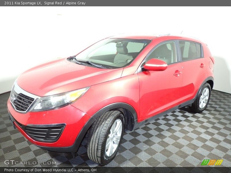Signal Red / Alpine Gray 2011 Kia Sportage LX