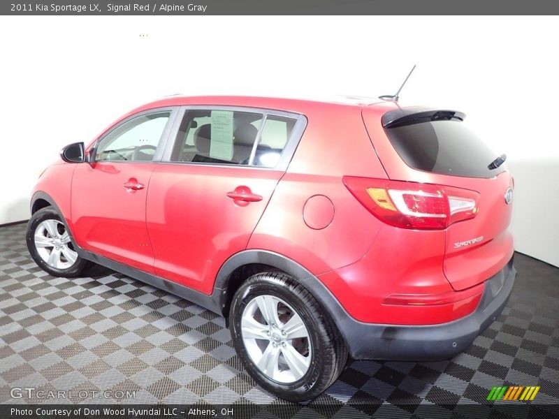 Signal Red / Alpine Gray 2011 Kia Sportage LX