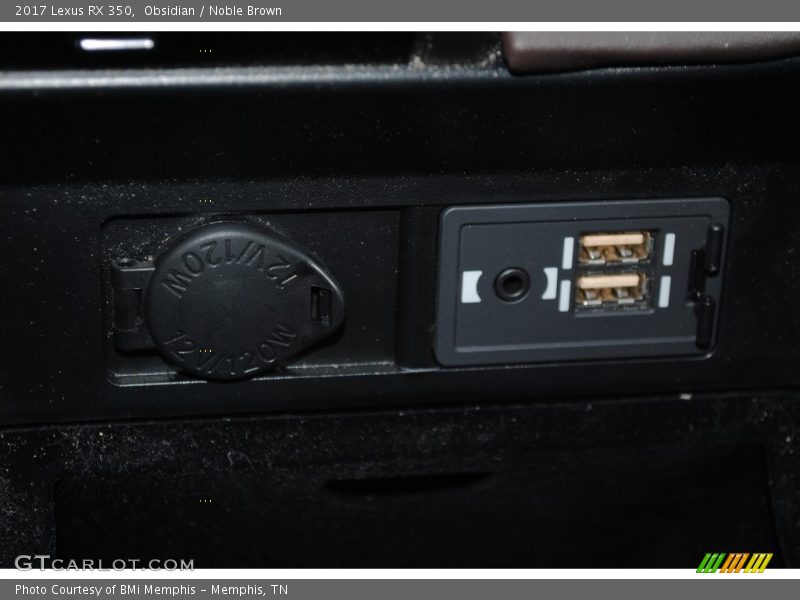 Obsidian / Noble Brown 2017 Lexus RX 350