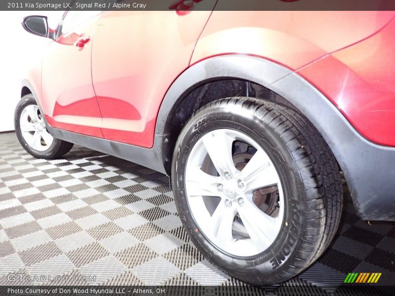 Signal Red / Alpine Gray 2011 Kia Sportage LX