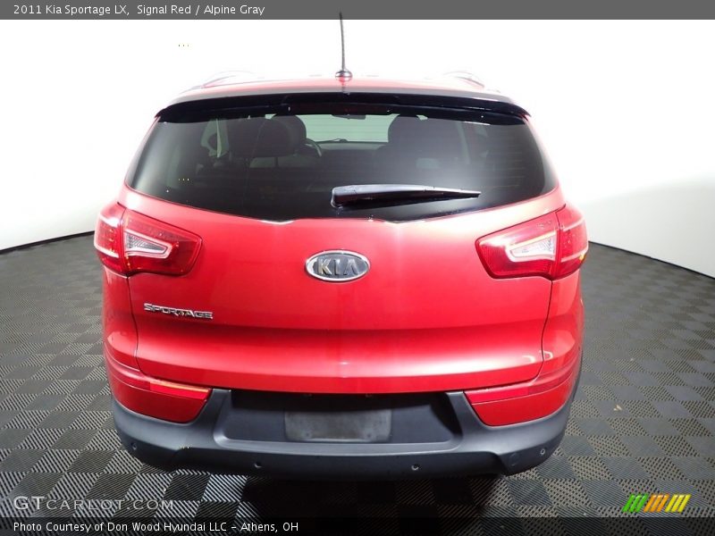Signal Red / Alpine Gray 2011 Kia Sportage LX