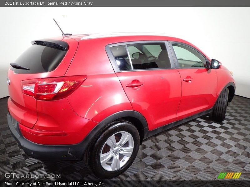 Signal Red / Alpine Gray 2011 Kia Sportage LX