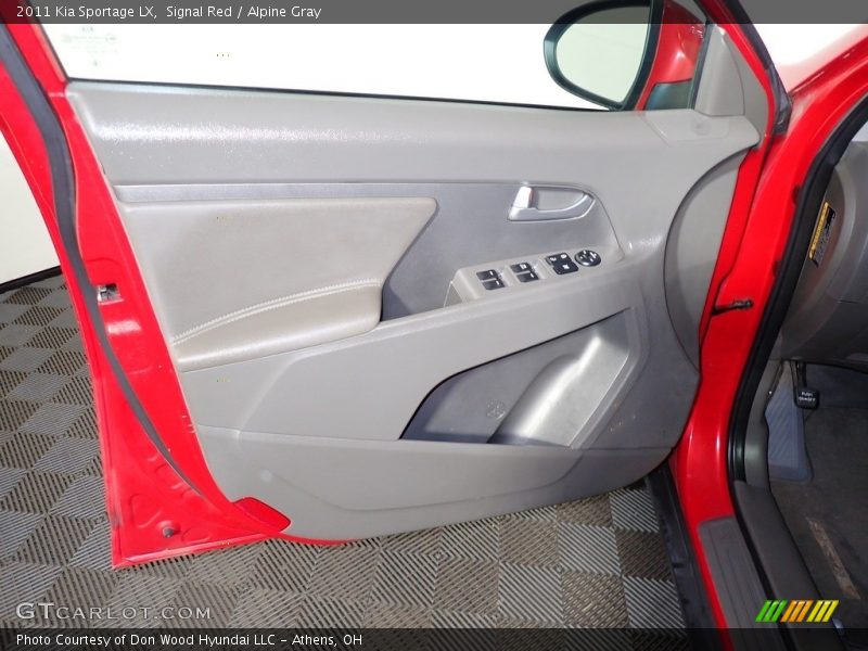 Signal Red / Alpine Gray 2011 Kia Sportage LX