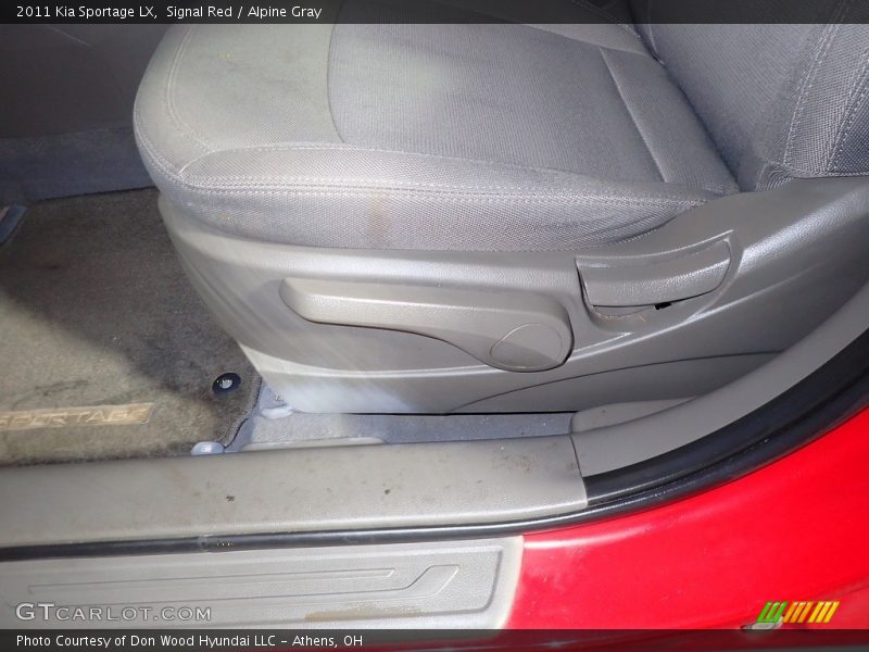 Signal Red / Alpine Gray 2011 Kia Sportage LX