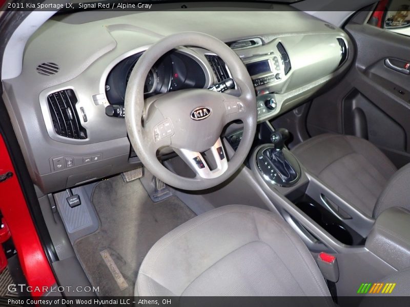 Signal Red / Alpine Gray 2011 Kia Sportage LX