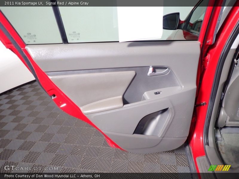 Signal Red / Alpine Gray 2011 Kia Sportage LX
