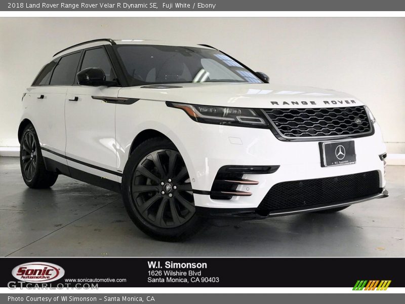 Fuji White / Ebony 2018 Land Rover Range Rover Velar R Dynamic SE