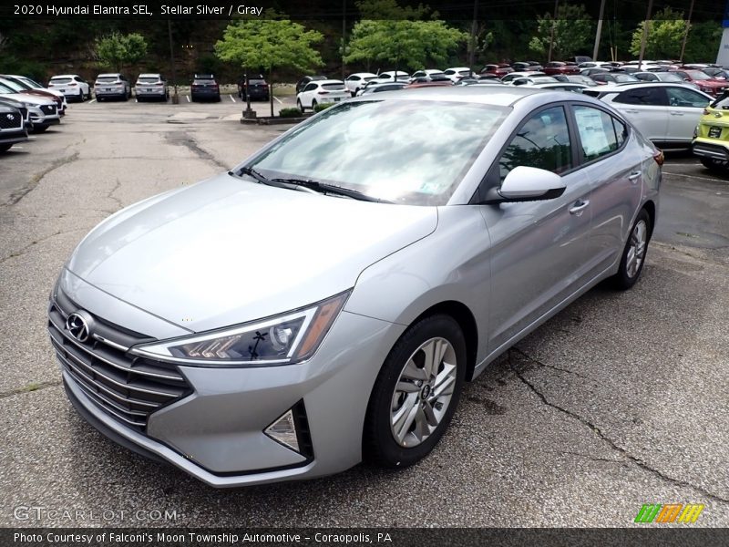 Stellar Silver / Gray 2020 Hyundai Elantra SEL