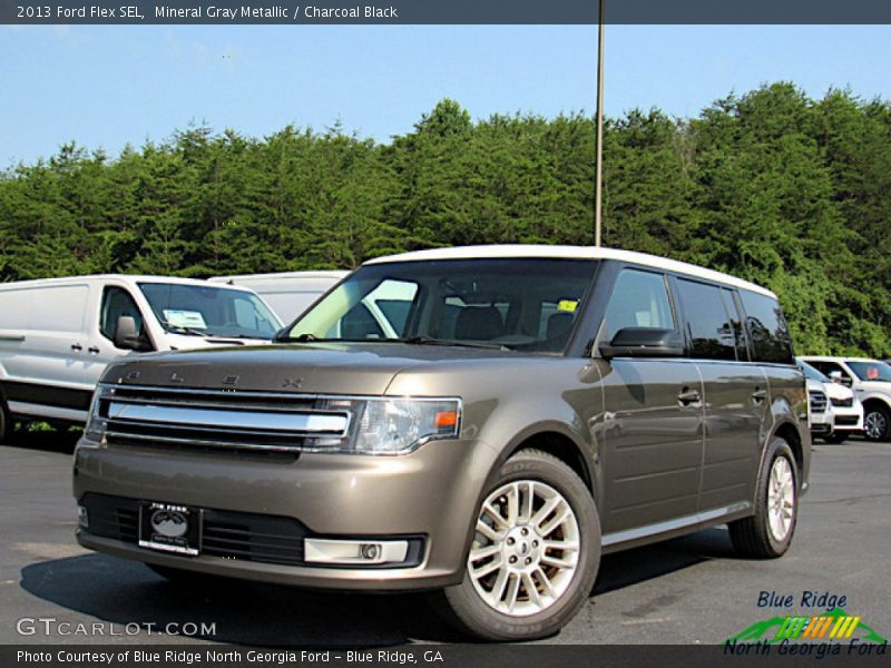 Mineral Gray Metallic / Charcoal Black 2013 Ford Flex SEL