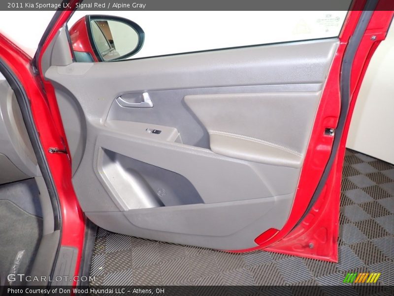 Signal Red / Alpine Gray 2011 Kia Sportage LX