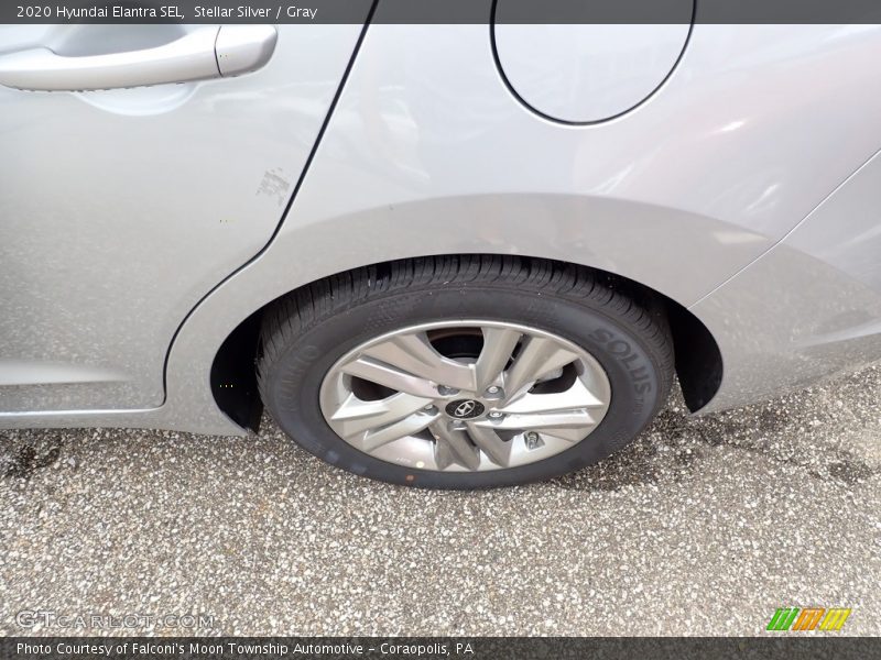 Stellar Silver / Gray 2020 Hyundai Elantra SEL
